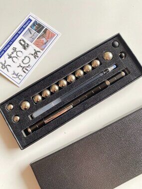 Magnetic Fidget Pen Black Modular Magnet Writing Tool Desk Toy